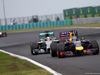 GP UNGHERIA, 27.07.2014- Gara, Sebastian Vettel (GER) Red Bull Racing RB10 davanti a Lewis Hamilton (GBR) Mercedes AMG F1 W05