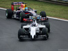 GP UNGHERIA, 27.07.2014- Gara, Valtteri Bottas (FIN) Williams F1 Team FW36 e Sebastian Vettel (GER) Red Bull Racing RB10