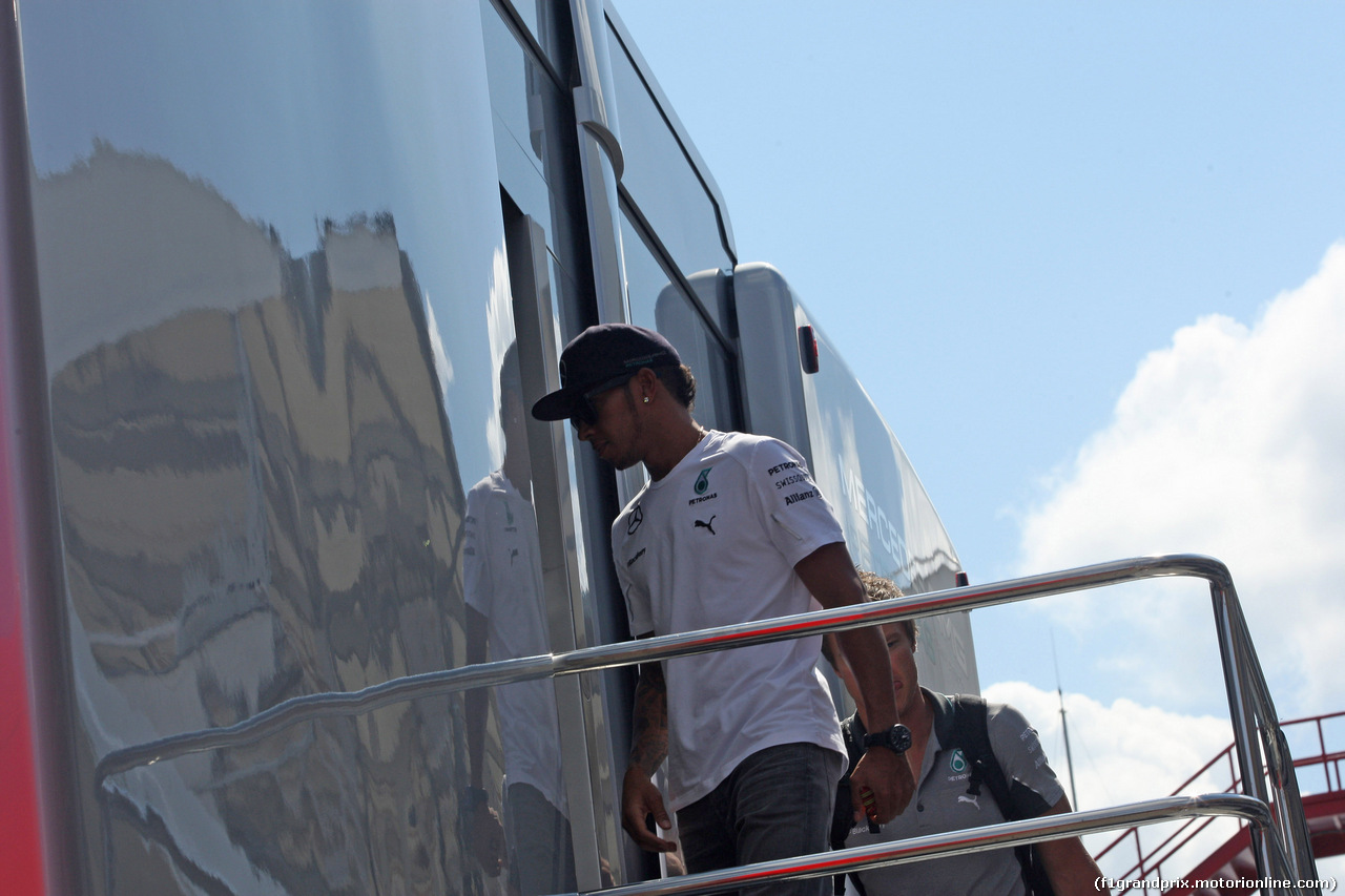 GP UNGHERIA, 24.07.2014- Lewis Hamilton (GBR) Mercedes AMG F1 W05