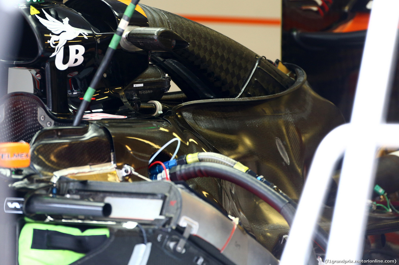 GP UNGHERIA, 24.07.2014- Sahara Force India F1 VJM07, detail