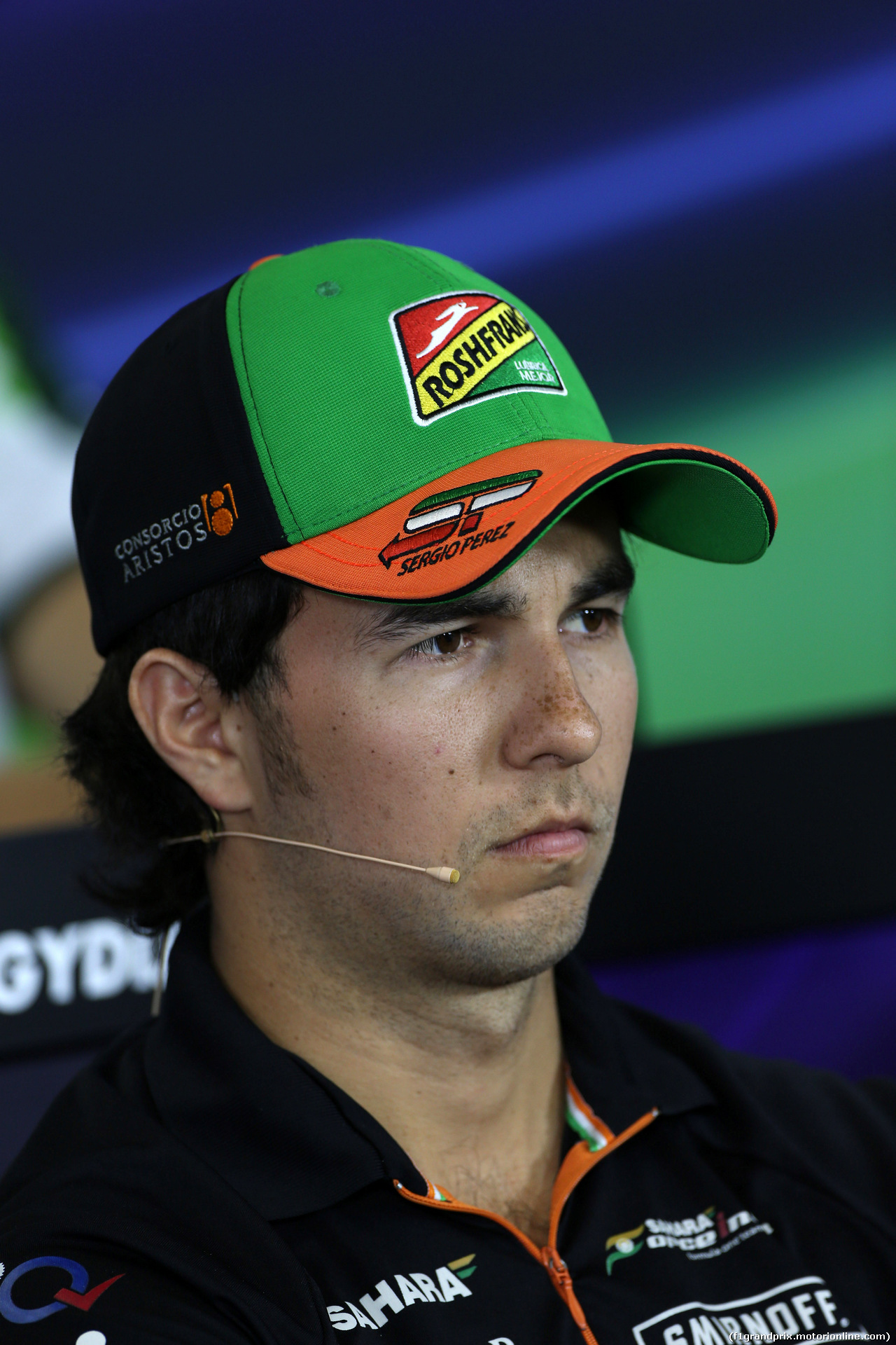 GP UNGHERIA, 24.07.2014- Conferenza Stampa, Sergio Perez (MEX) Sahara Force India F1 VJM07