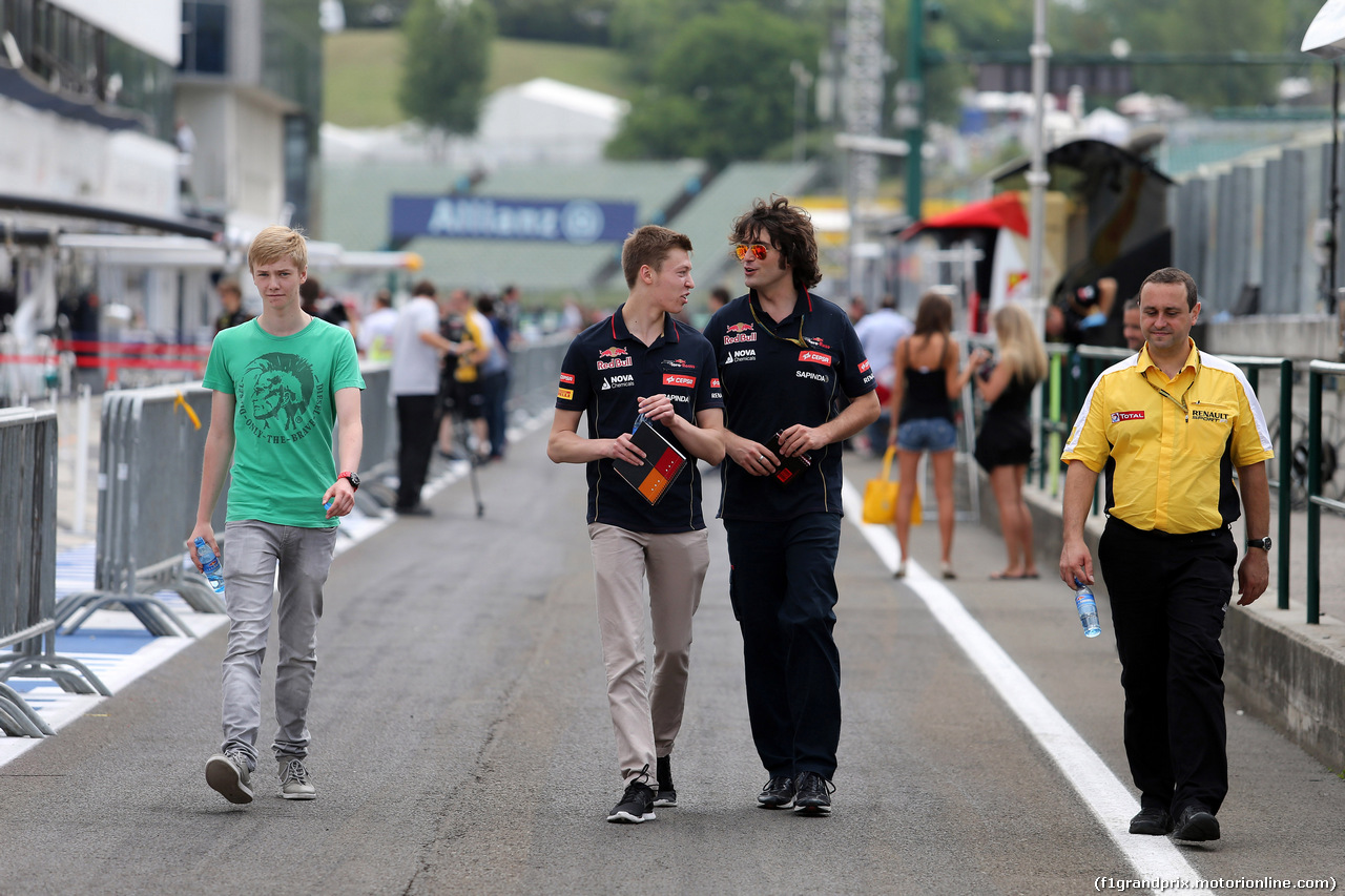 GP UNGHERIA, 24.07.2014- Daniil Kvyat (RUS) Scuderia Toro Rosso STR9