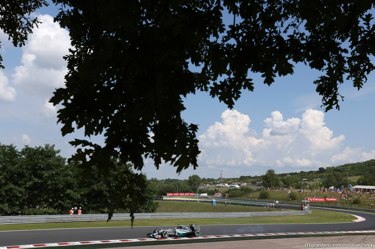 GP UNGHERIA, 26.07.2014- Prove Libere 3, Nico Rosberg (GER) Mercedes AMG F1 W05