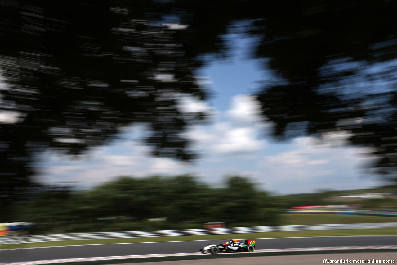 GP UNGHERIA, 26.07.2014- Prove Libere 3, Nico Hulkenberg (GER) Sahara Force India F1 VJM07