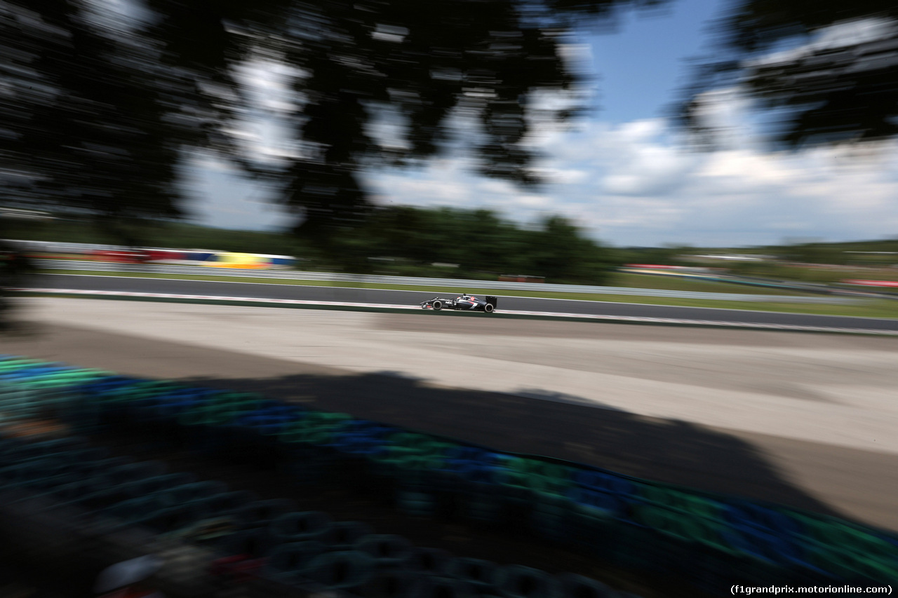 GP UNGHERIA, 26.07.2014- Prove Libere 3, Adrian Sutil (GER) Sauber F1 Team C33