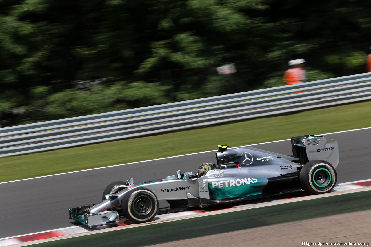 GP UNGHERIA, 26.07.2014- Prove Libere 3, Nico Rosberg (GER) Mercedes AMG F1 W05