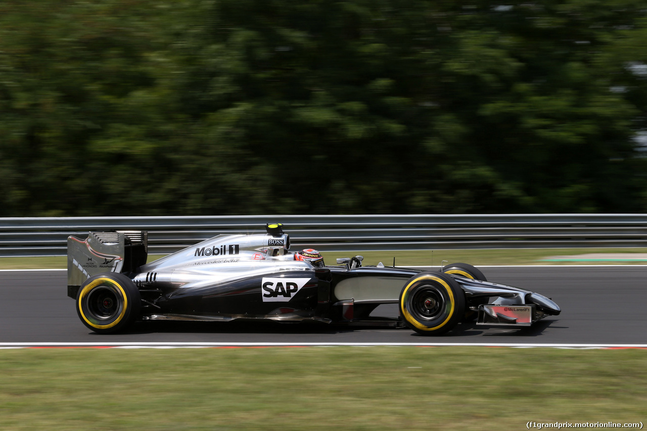 GP UNGHERIA, 26.07.2014- Prove Libere 3, Kevin Magnussen (DEN) McLaren Mercedes MP4-29