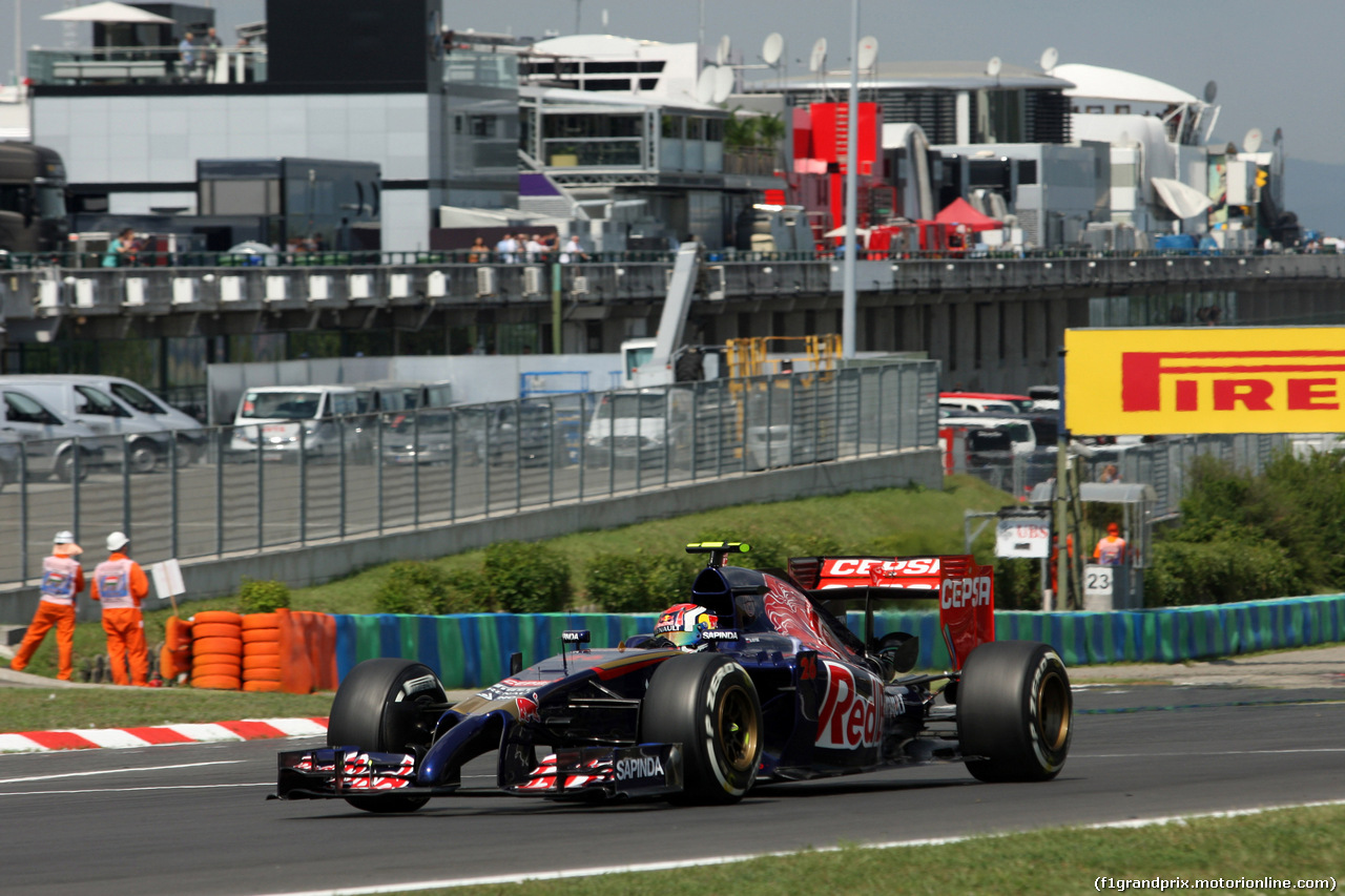 GP UNGHERIA, 26.07.2014- Prove Libere 3, Daniil Kvyat (RUS) Scuderia Toro Rosso STR9
