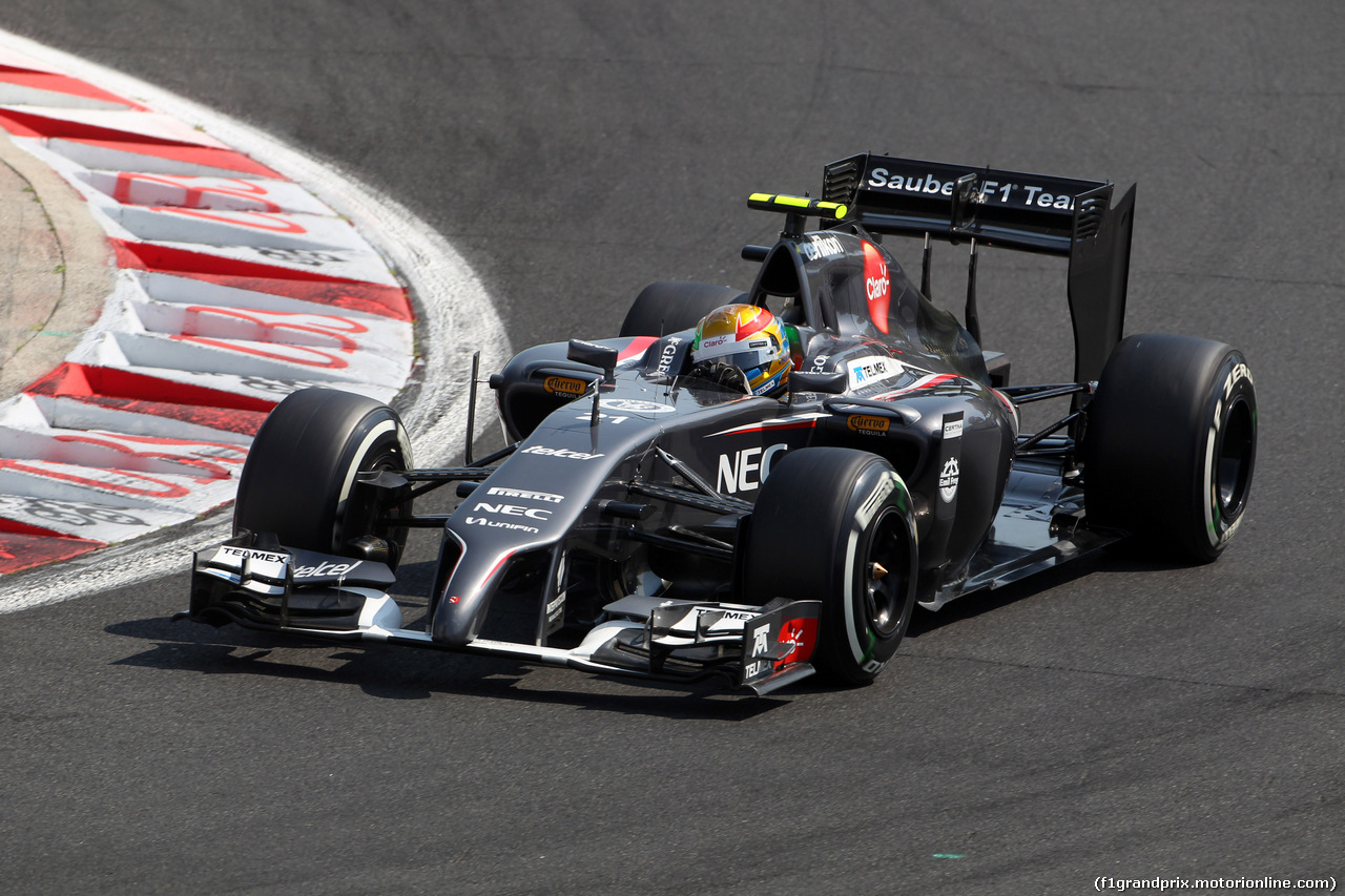 GP UNGHERIA, 26.07.2014- Prove Libere 3, Esteban Gutierrez (MEX), Sauber F1 Team C33