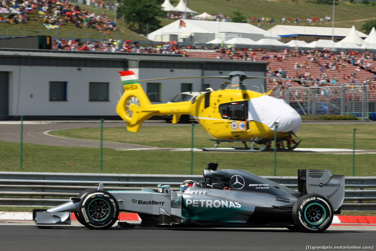 GP UNGHERIA, 26.07.2014- Prove Libere 3, Lewis Hamilton (GBR) Mercedes AMG F1 W05