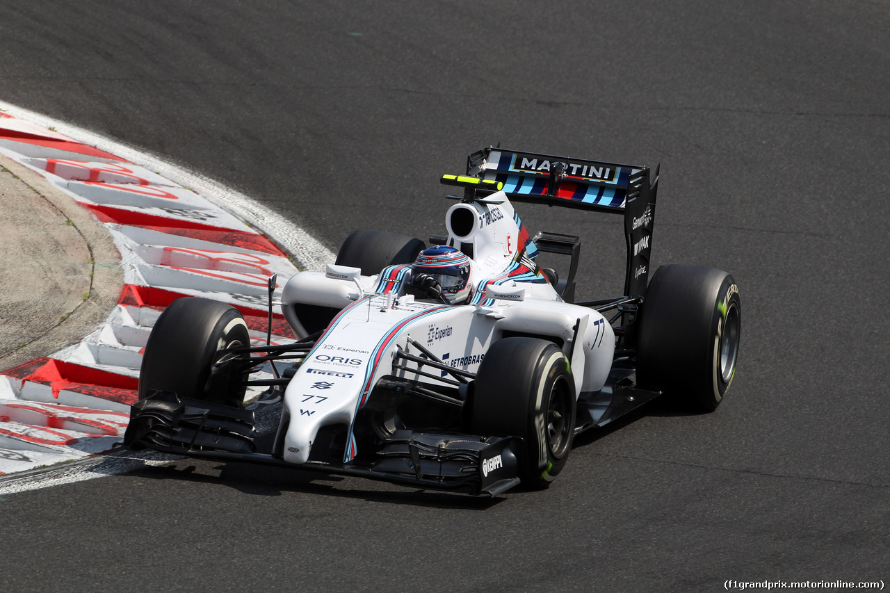 GP UNGHERIA, 26.07.2014- Prove Libere 3, Valtteri Bottas (FIN) Williams F1 Team FW36