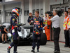 GP UNGHERIA, 26.07.2014- Qualifiche, Jean-Eric Vergne (FRA) Scuderia Toro Rosso STR9 e Sebastian Vettel (GER) Red Bull Racing RB10