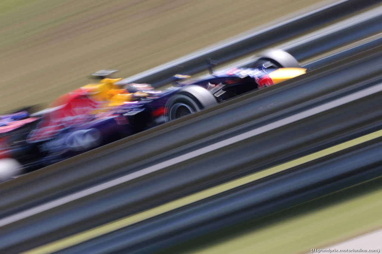 GP UNGHERIA, 25.07.2014- Prove Libere 1, Sebastian Vettel (GER) Red Bull Racing RB10