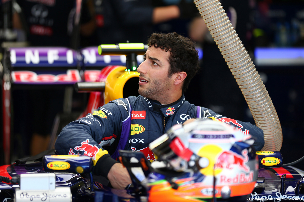 GP UNGHERIA, 25.07.2014- Prove Libere 1, Daniel Ricciardo (AUS) Red Bull Racing RB10