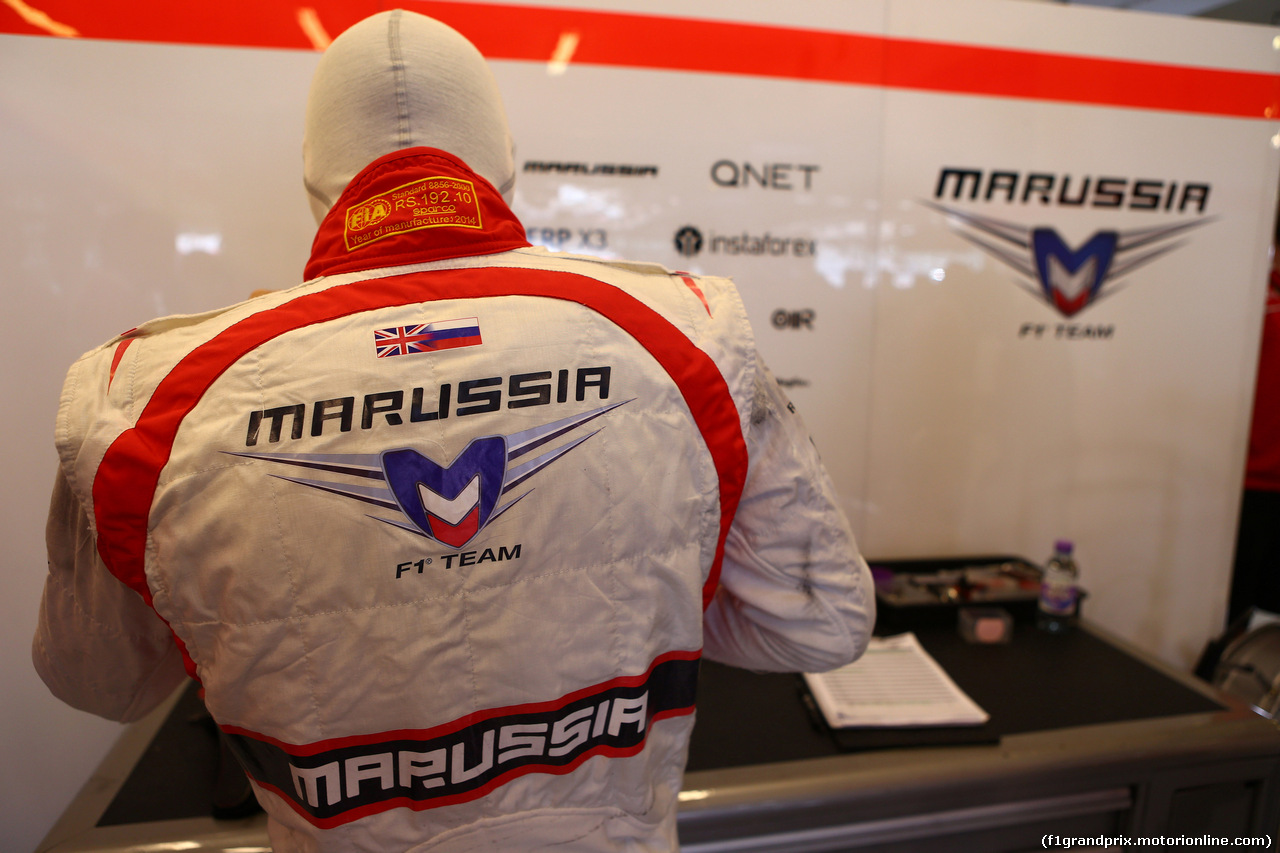 GP UNGHERIA, 25.07.2014- Prove Libere 1, Max Chilton (GBR), Marussia F1 Team MR03