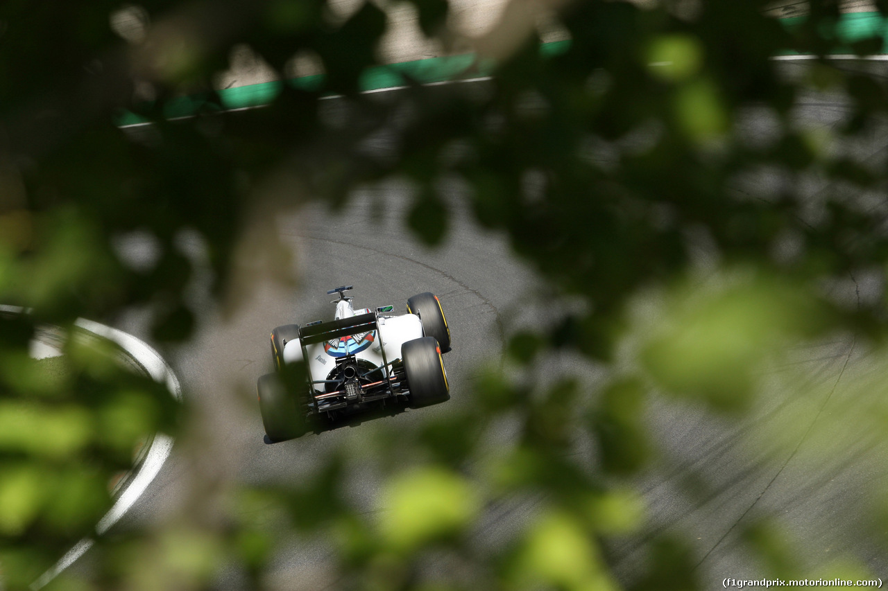 GP UNGHERIA, 25.07.2014- Prove Libere 2, Felipe Massa (BRA) Williams F1 Team FW36