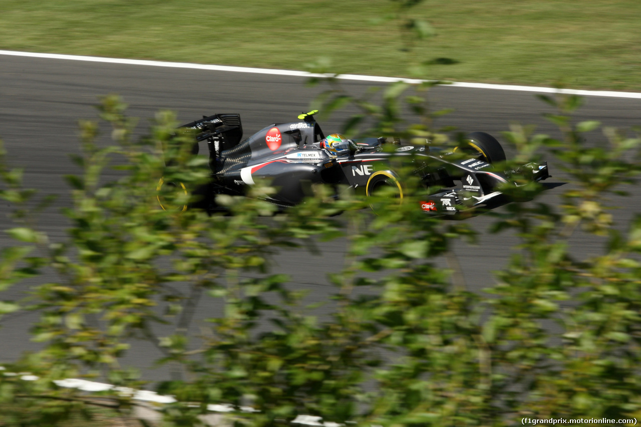 GP UNGHERIA, 25.07.2014- Prove Libere 2, Esteban Gutierrez (MEX), Sauber F1 Team C33