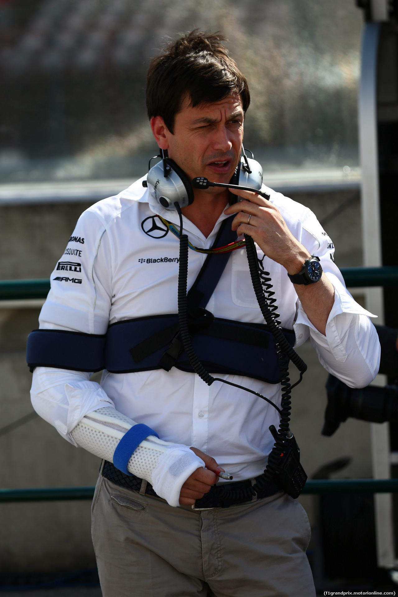 GP UNGHERIA, 25.07.2014- Prove Libere 2, Toto Wolff (GER) Mercedes AMG F1 Shareholder e Executive Director