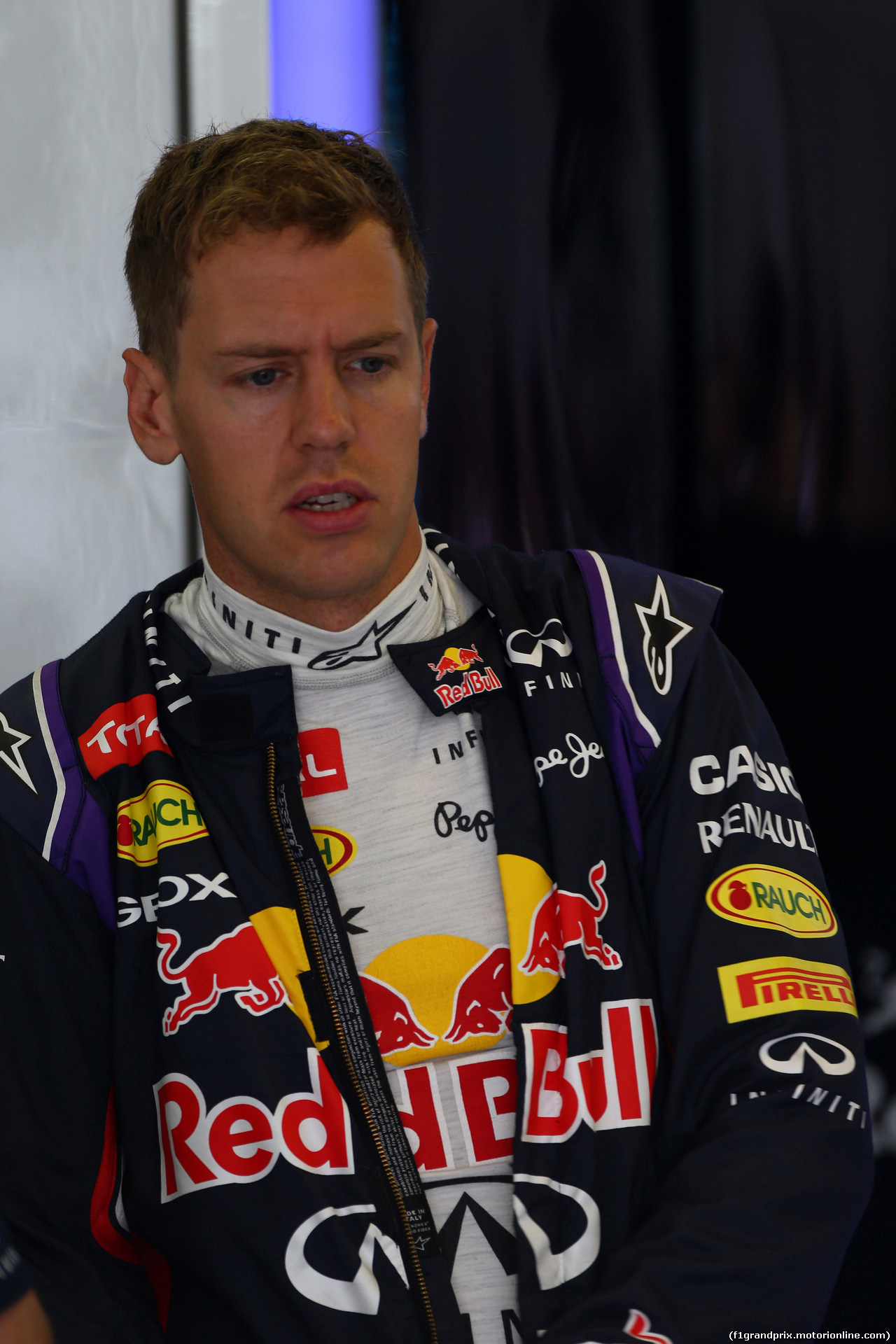 GP UNGHERIA, 25.07.2014- Prove Libere 2, Sebastian Vettel (GER) Red Bull Racing RB10