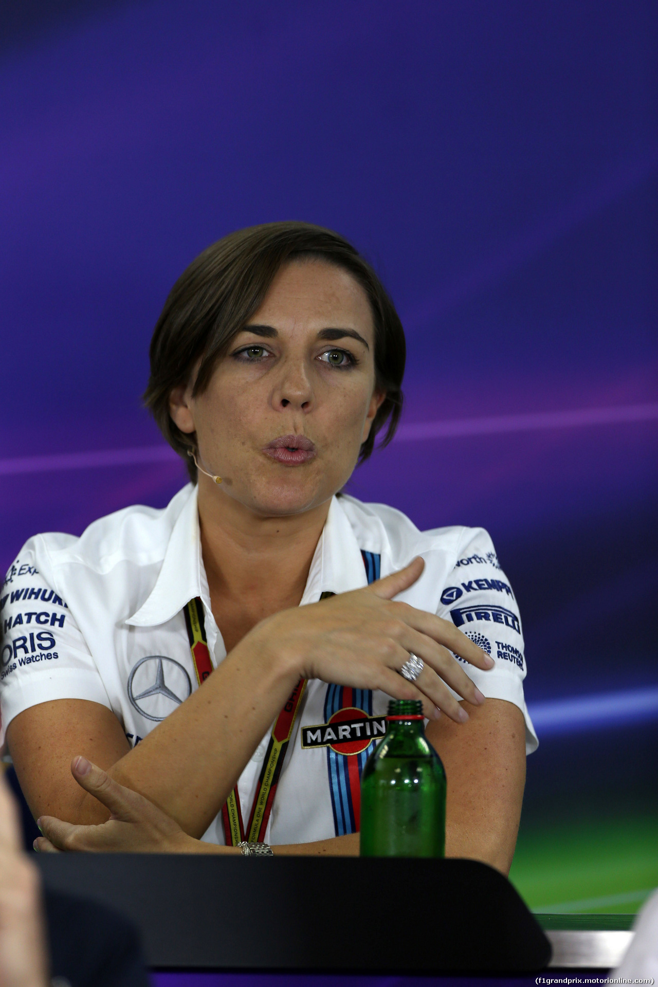 GP UNGHERIA, 25.07.2014- Conferenza Stampa, Claire Williams (GBR) Williams Deputy Team Principal.