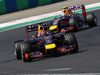 GP UNGHERIA, 25.07.2014- Free Practice 2, Sebastian Vettel (GER) Red Bull Racing RB10 davanti a Daniel Ricciardo (AUS) Red Bull Racing RB10