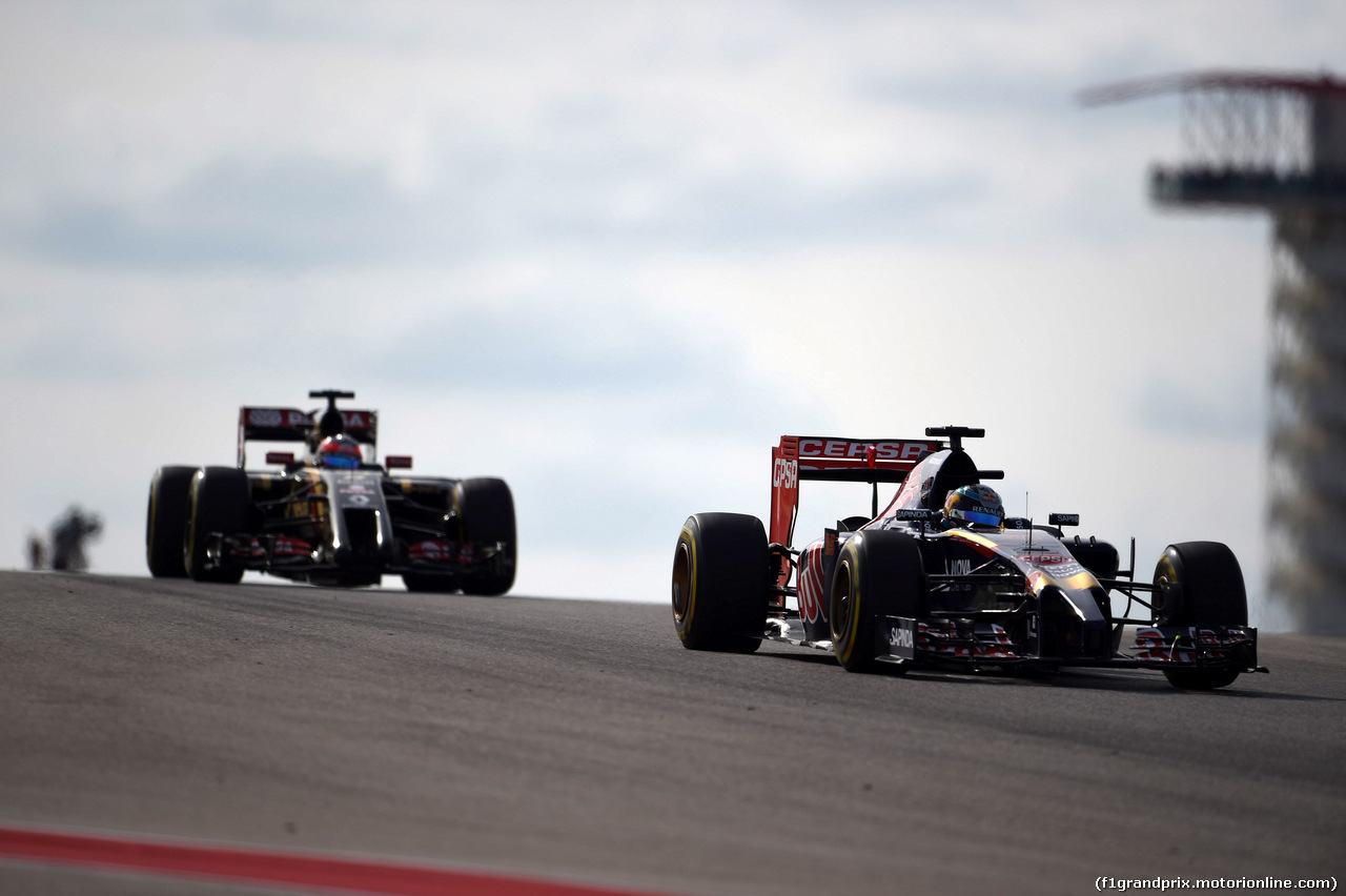 GP USA, 02.11.2014 - Gara, Jean-Eric Vergne (FRA) Scuderia Toro Rosso STR9