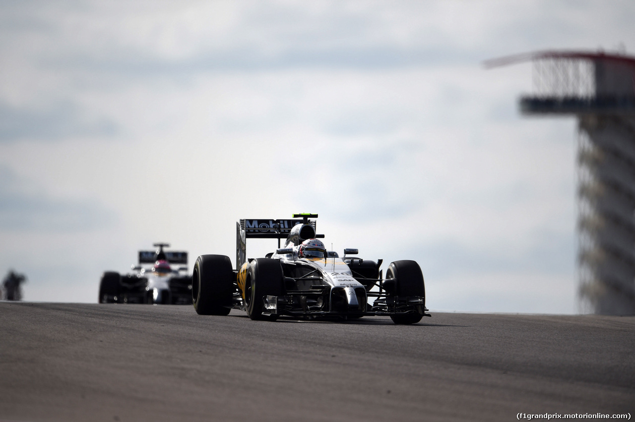 GP USA, 02.11.2014 - Gara, Kevin Magnussen (DEN) McLaren Mercedes MP4-29