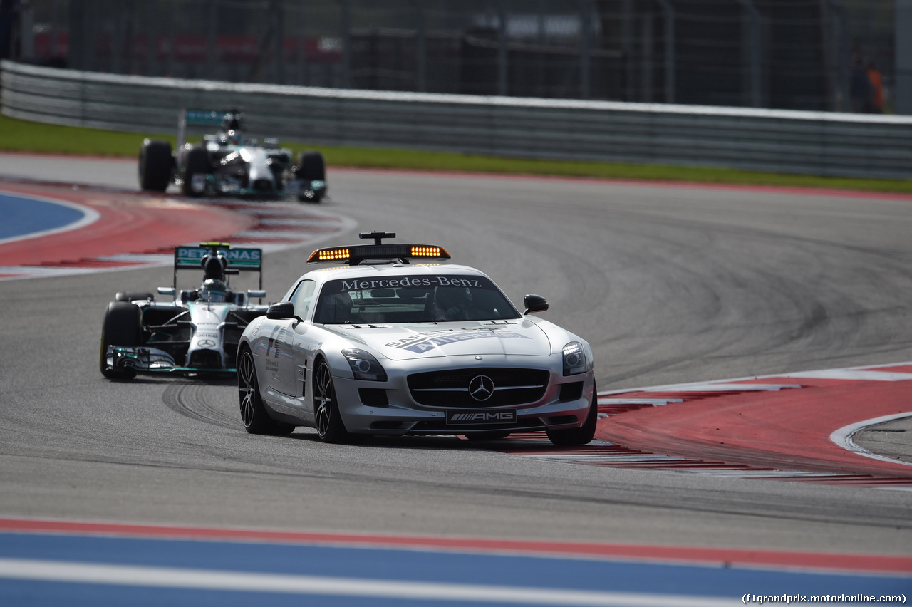 GP USA, 02.11.2014 - Gara, The Safety car on the track