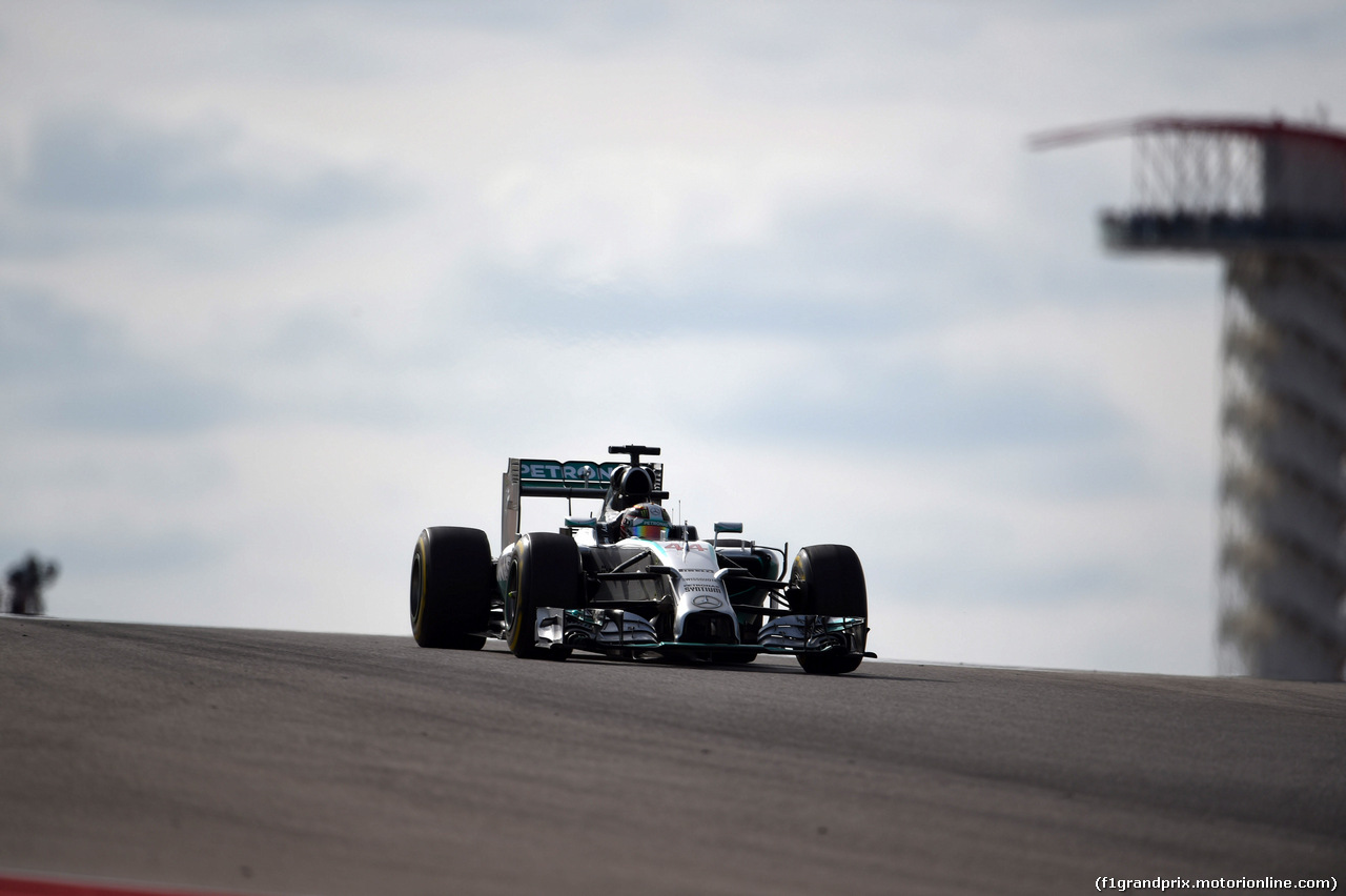 GP USA, 02.11.2014 - Gara, Lewis Hamilton (GBR) Mercedes AMG F1 W05