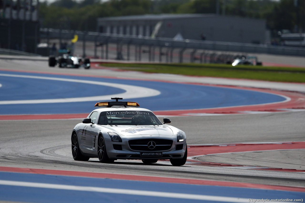 GP USA, 02.11.2014 - Gara, The Safety car on the track