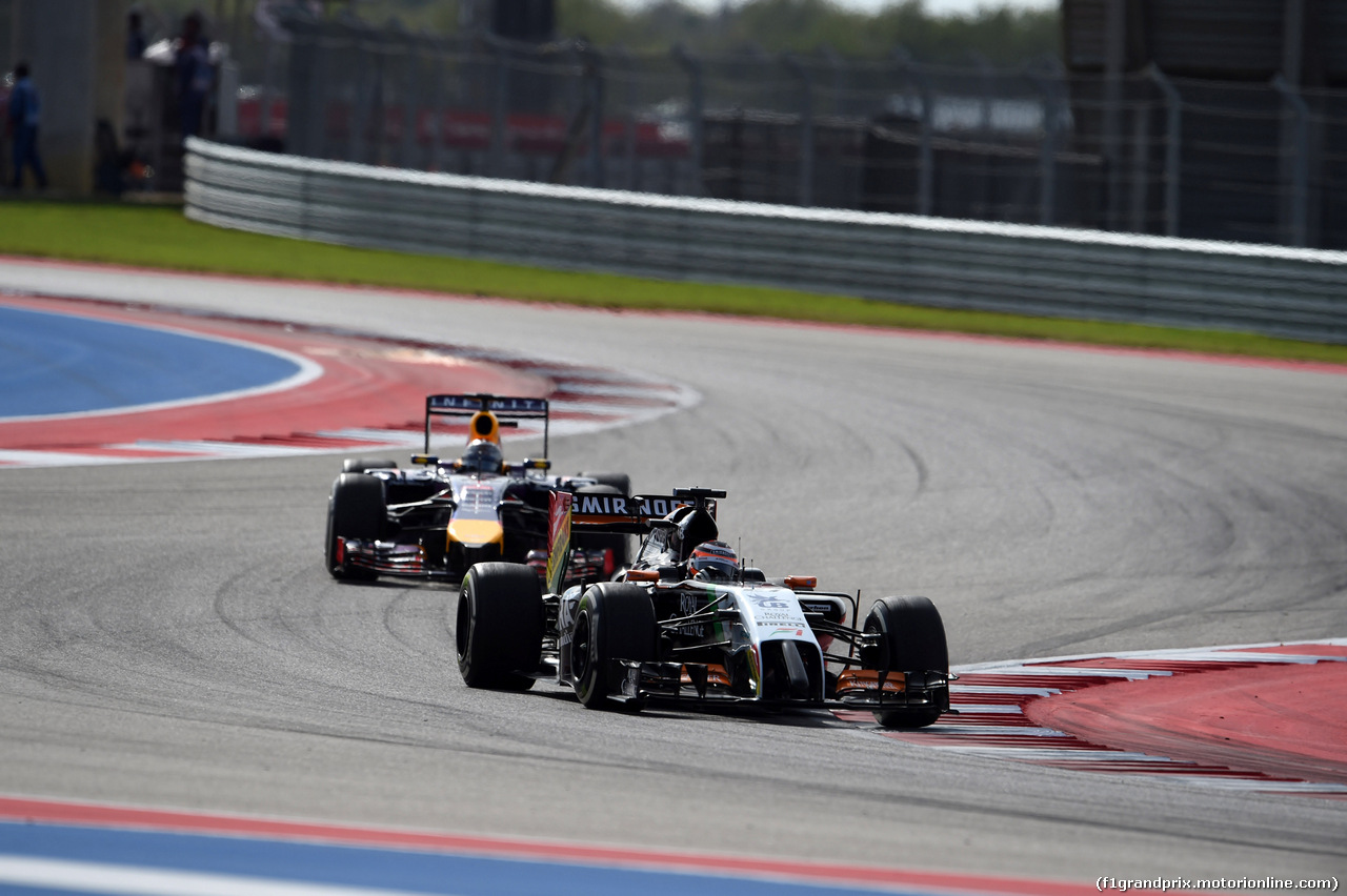 GP USA, 02.11.2014 - Gara, Nico Hulkenberg (GER) Sahara Force India F1 VJM07