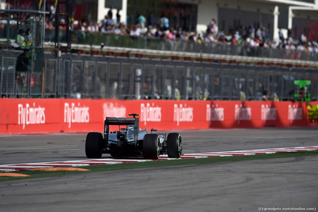 GP USA, 02.11.2014 - Gara, Nico Rosberg (GER) Mercedes AMG F1 W05