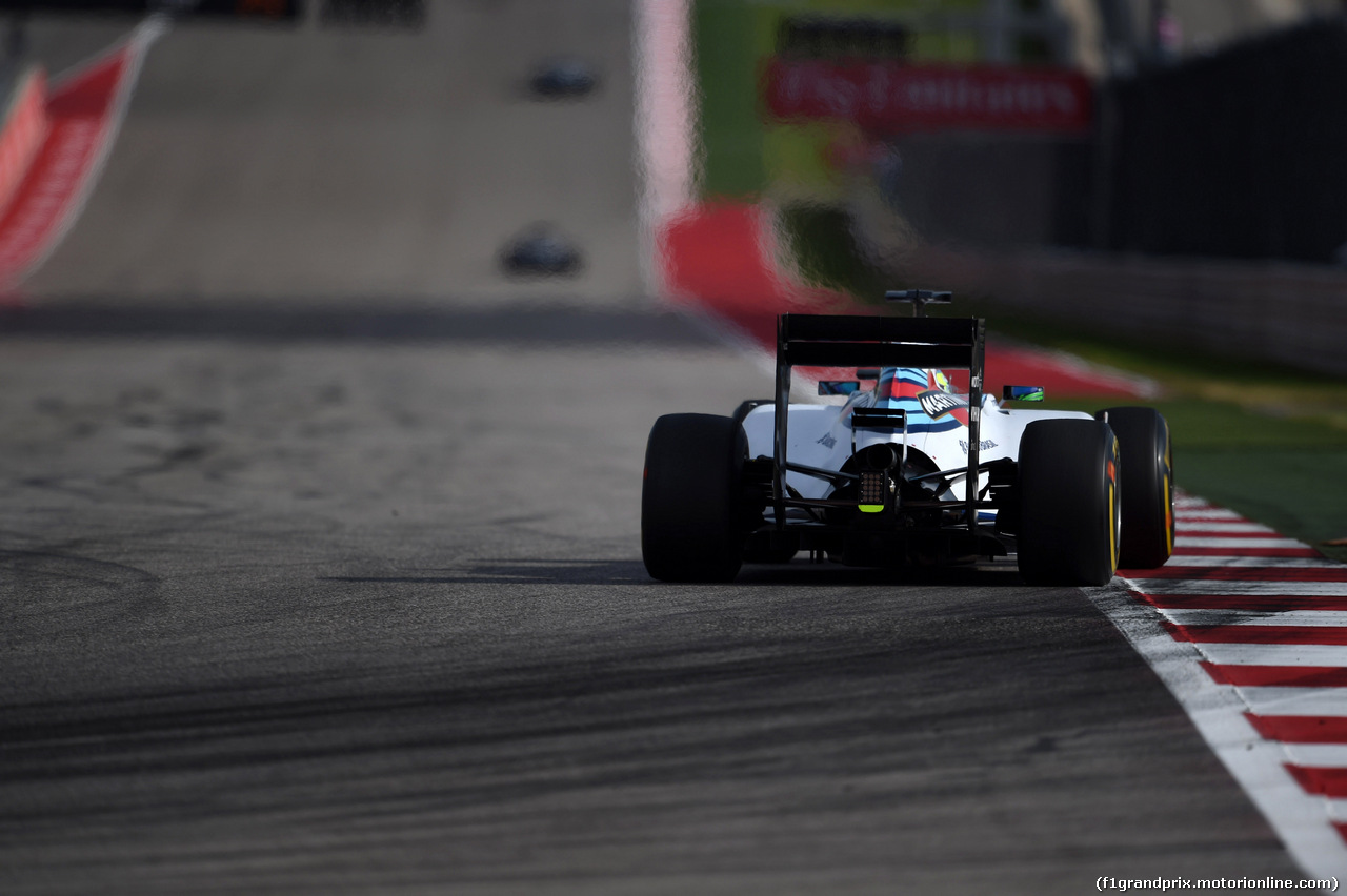 GP USA, 02.11.2014 - Gara, Felipe Massa (BRA) Williams F1 Team FW36