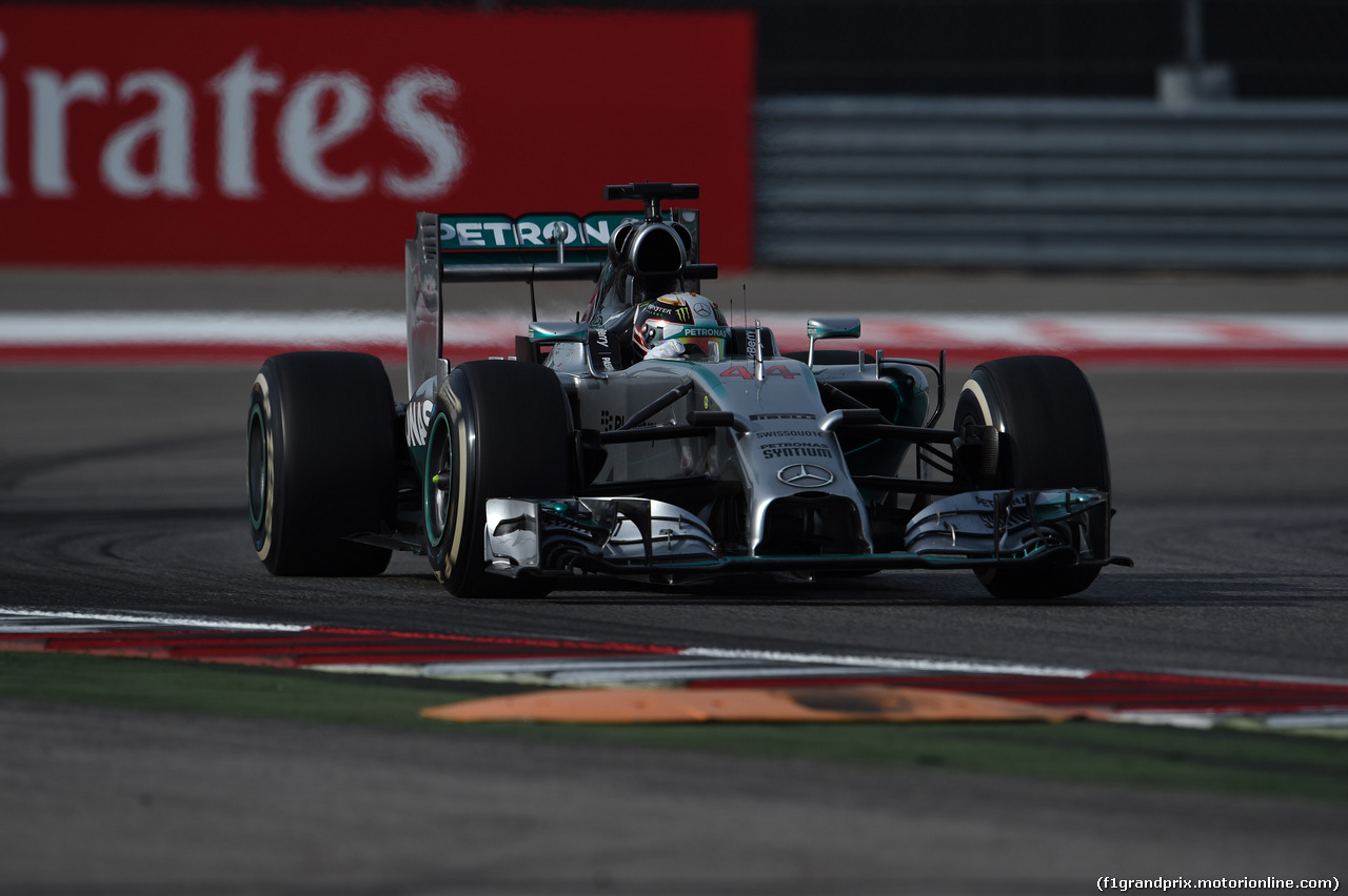 GP USA, 02.11.2014 - Gara, Lewis Hamilton (GBR) Mercedes AMG F1 W05