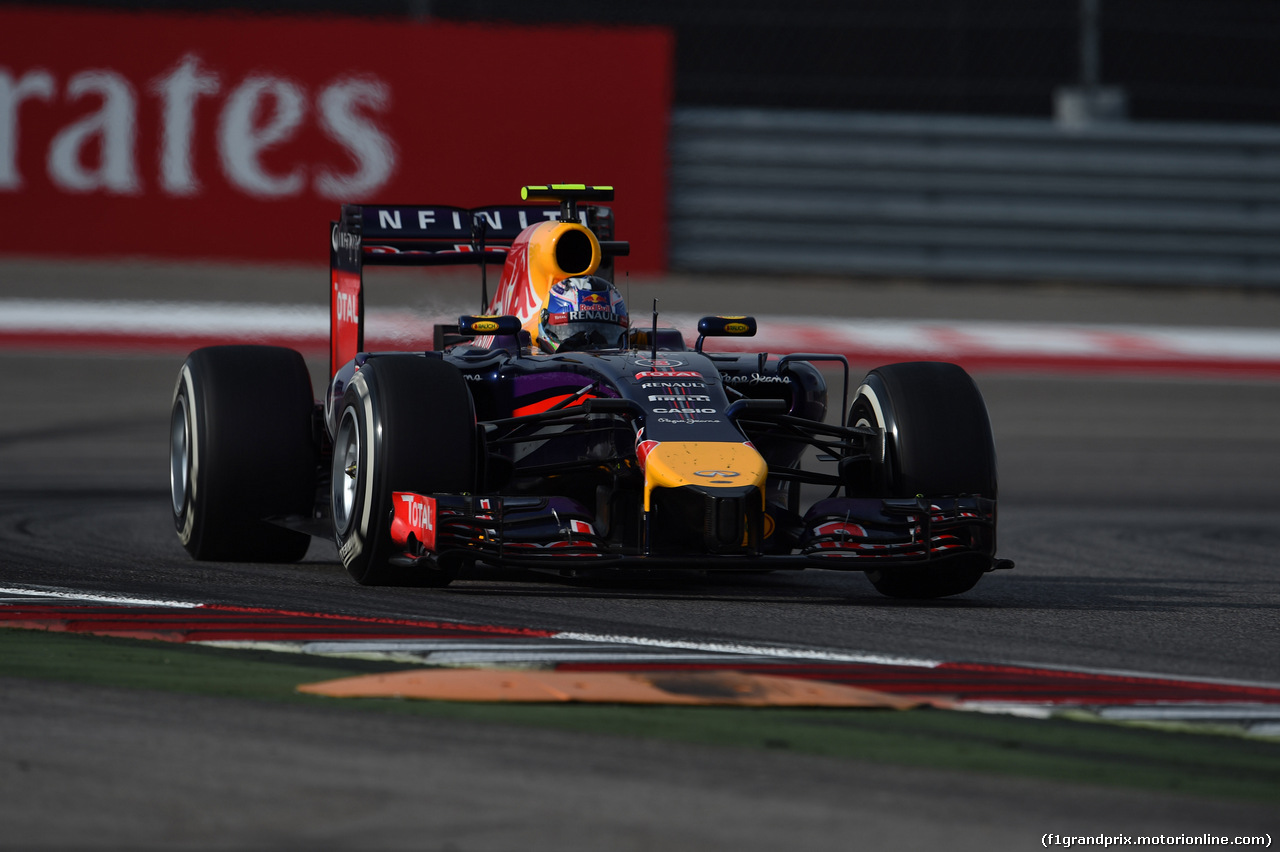 GP USA, 02.11.2014 - Gara, Daniel Ricciardo (AUS) Red Bull Racing RB10