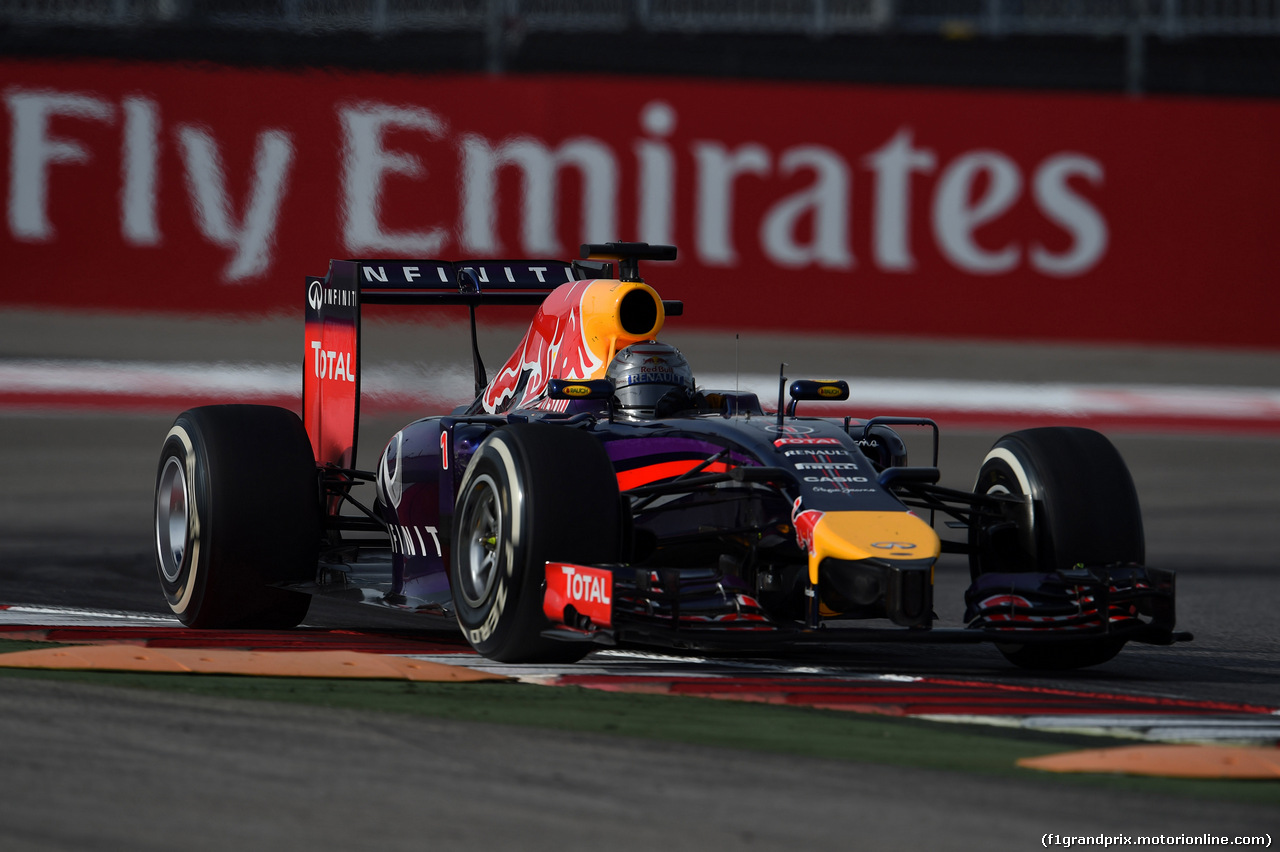 GP USA, 02.11.2014 - Gara, Sebastian Vettel (GER) Red Bull Racing RB10