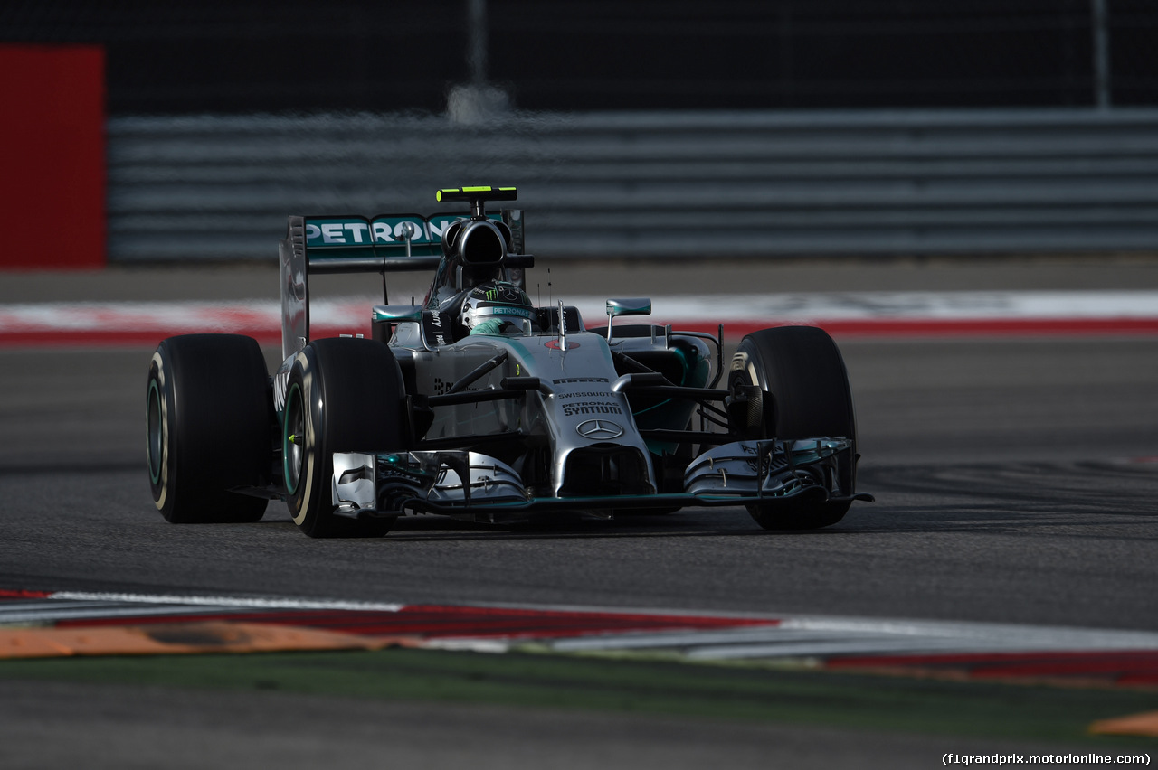 GP USA, 02.11.2014 - Gara, Nico Rosberg (GER) Mercedes AMG F1 W05