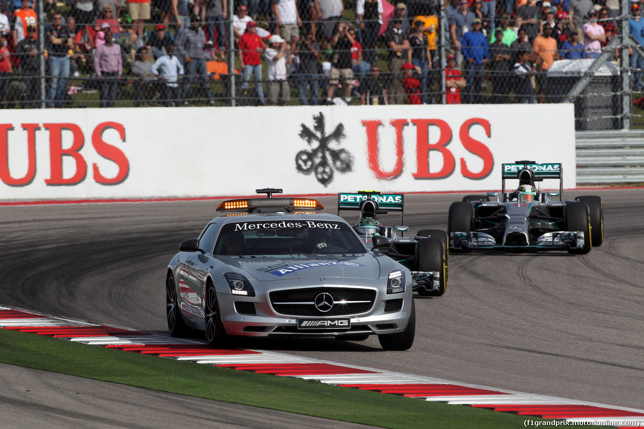 GP USA, 02.11.2014 - Gara, The Safety car on the track