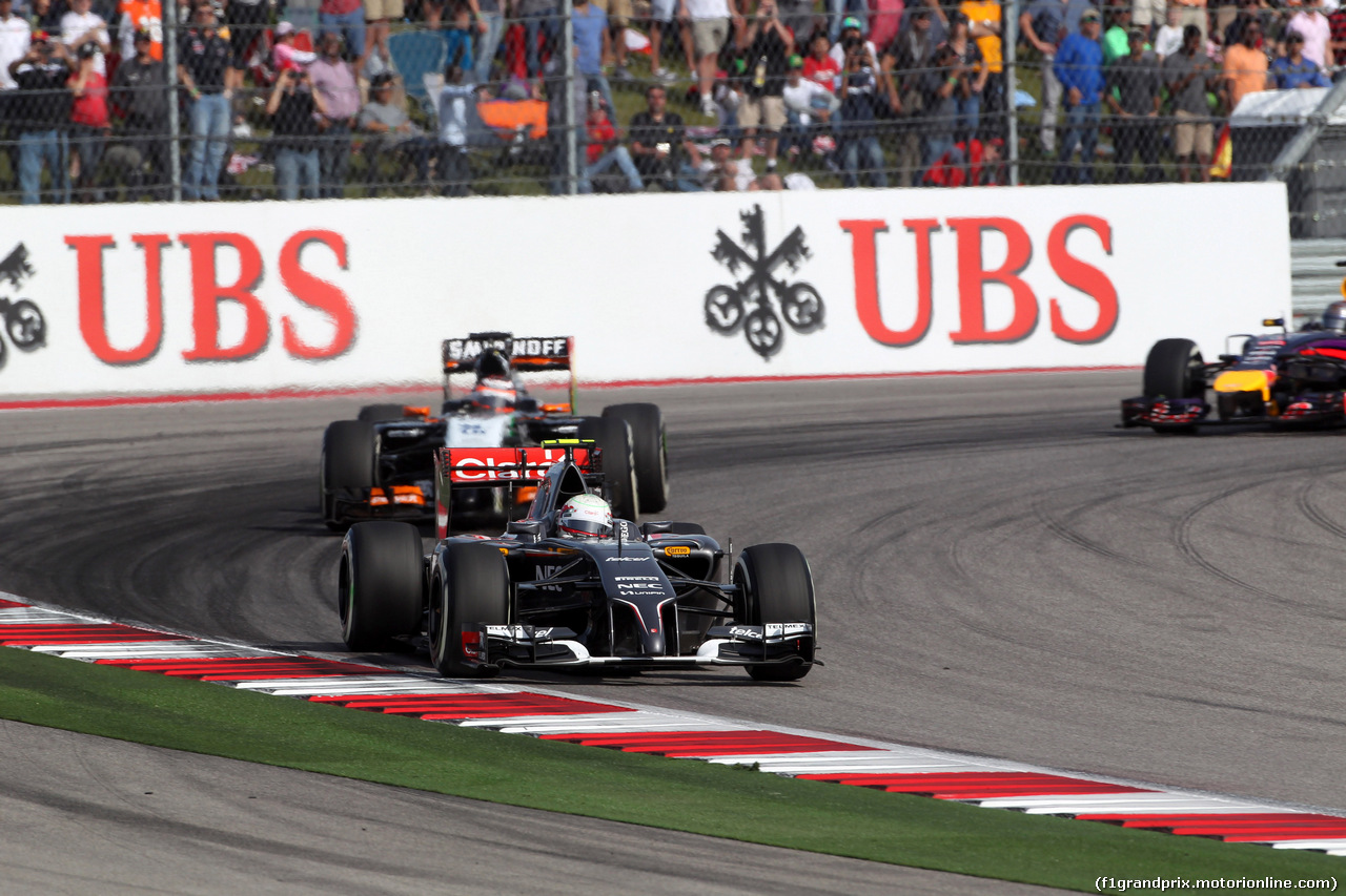 GP USA, 02.11.2014 - Gara, Esteban Gutierrez (MEX), Sauber F1 Team C33