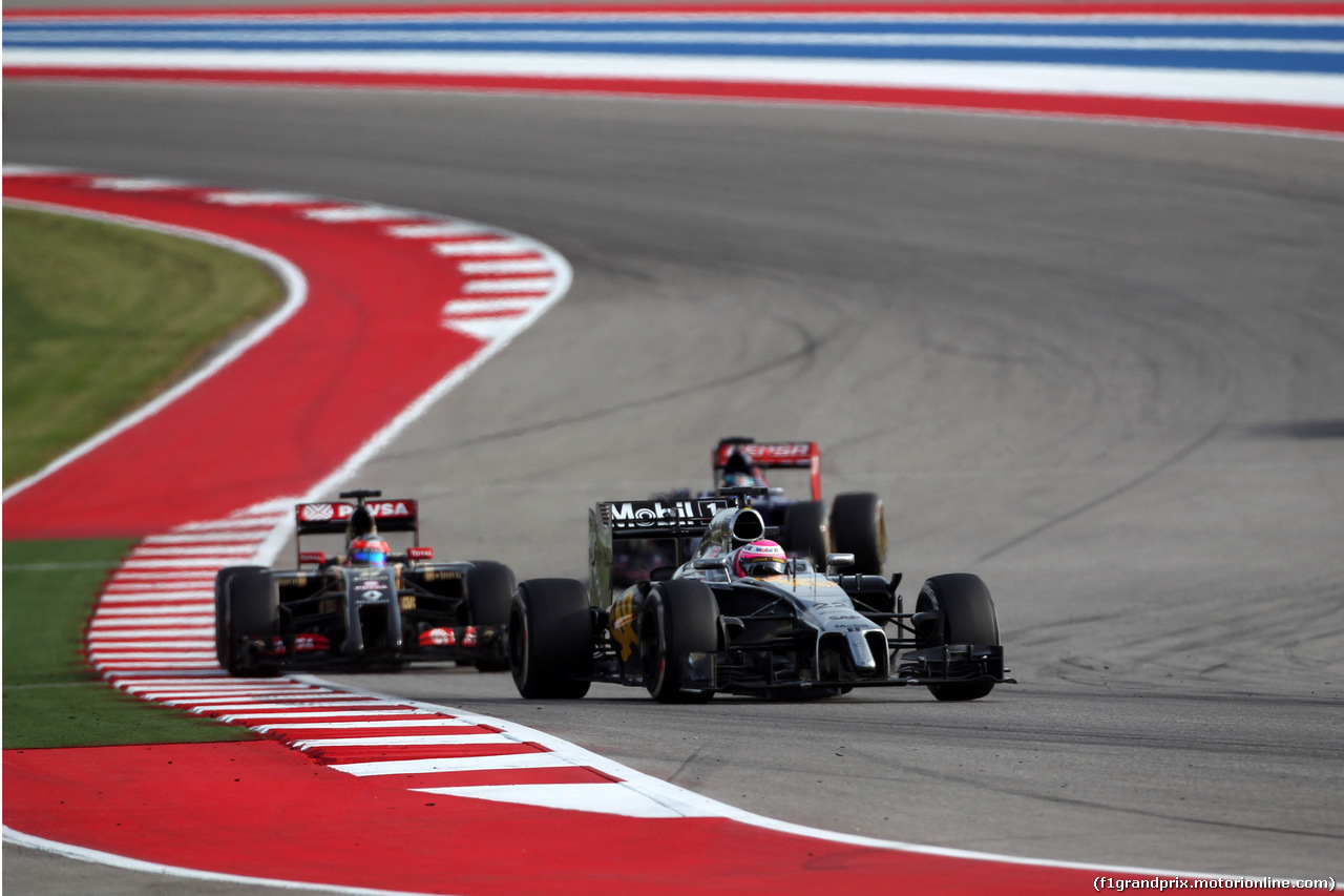 GP USA, 02.11.2014 - Gara, Jenson Button (GBR) McLaren Mercedes MP4-29