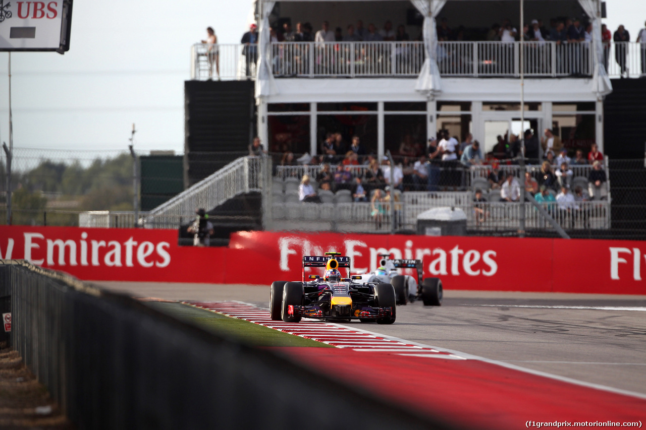 GP USA, 02.11.2014 - Gara, Daniel Ricciardo (AUS) Red Bull Racing RB10