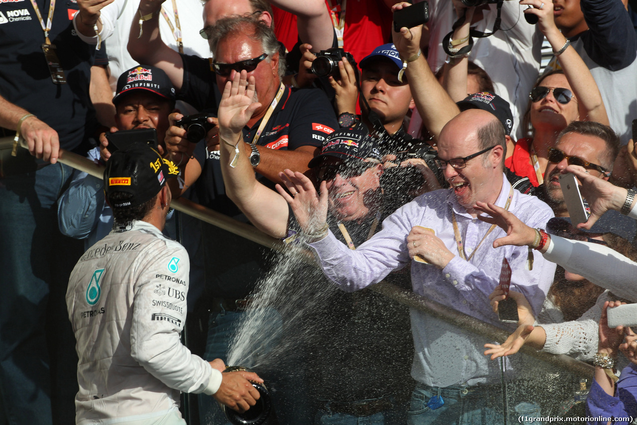 GP USA, 02.11.2014 - Gara, Lewis Hamilton (GBR) Mercedes AMG F1 W05 vincitore