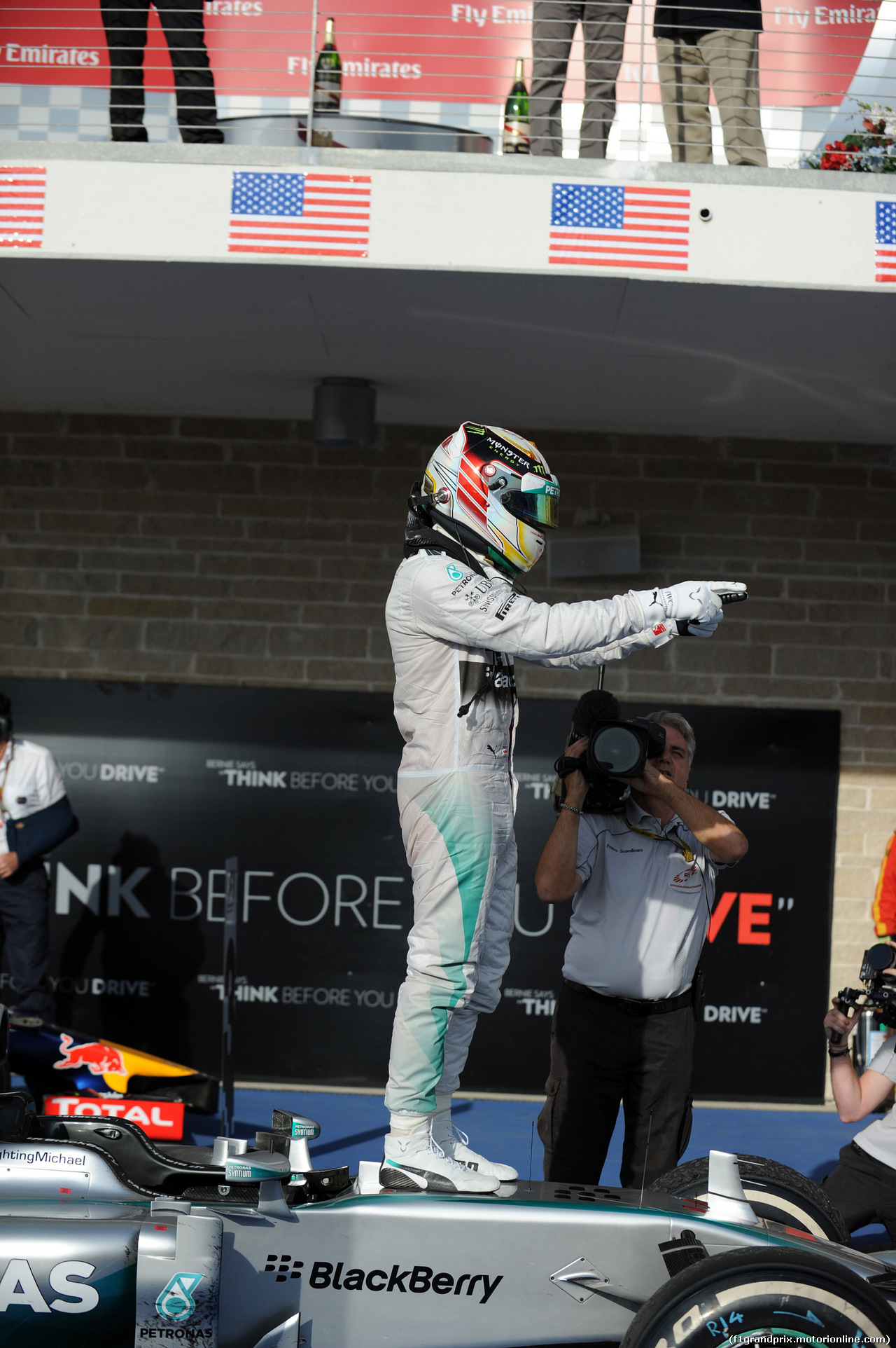 GP USA, 02.11.2014 - Gara, 1st position Lewis Hamilton (GBR) Mercedes AMG F1 W05