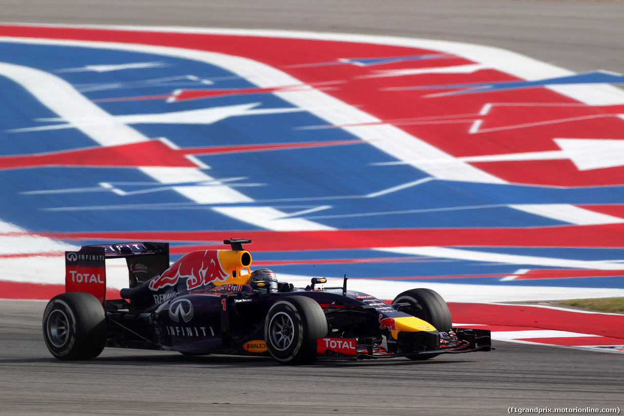 GP USA, 02.11.2014 - Gara, Sebastian Vettel (GER) Red Bull Racing RB10