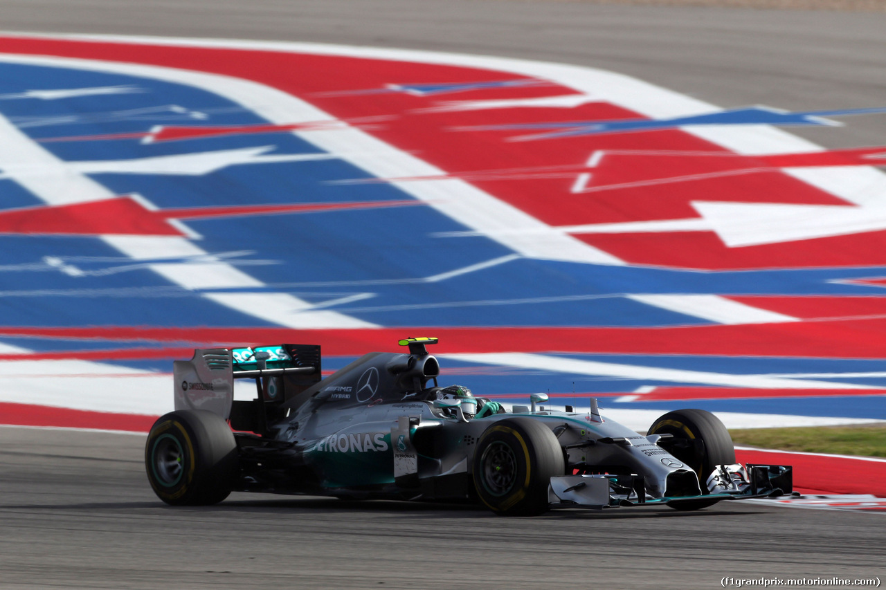 GP USA, 02.11.2014 - Gara, Nico Rosberg (GER) Mercedes AMG F1 W05