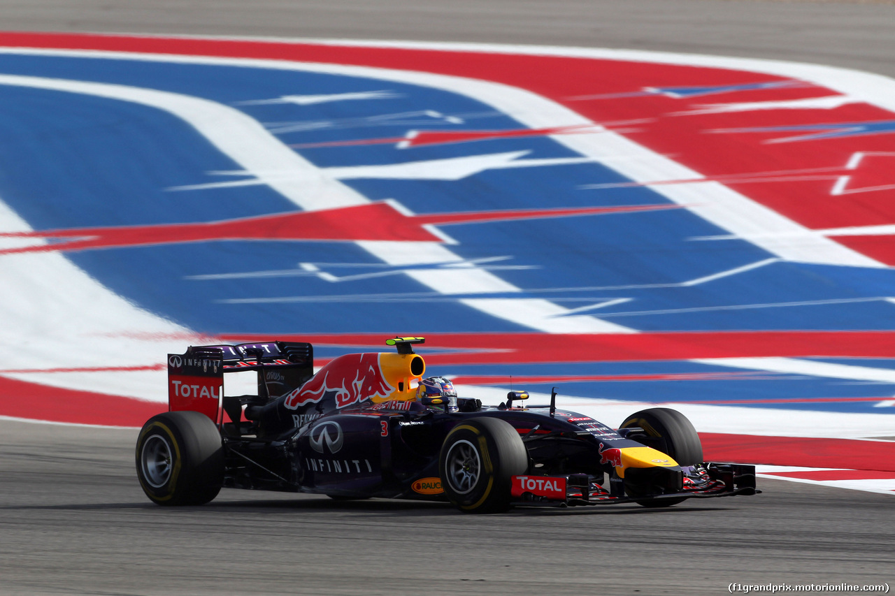 GP USA, 02.11.2014 - Gara, Daniel Ricciardo (AUS) Red Bull Racing RB10