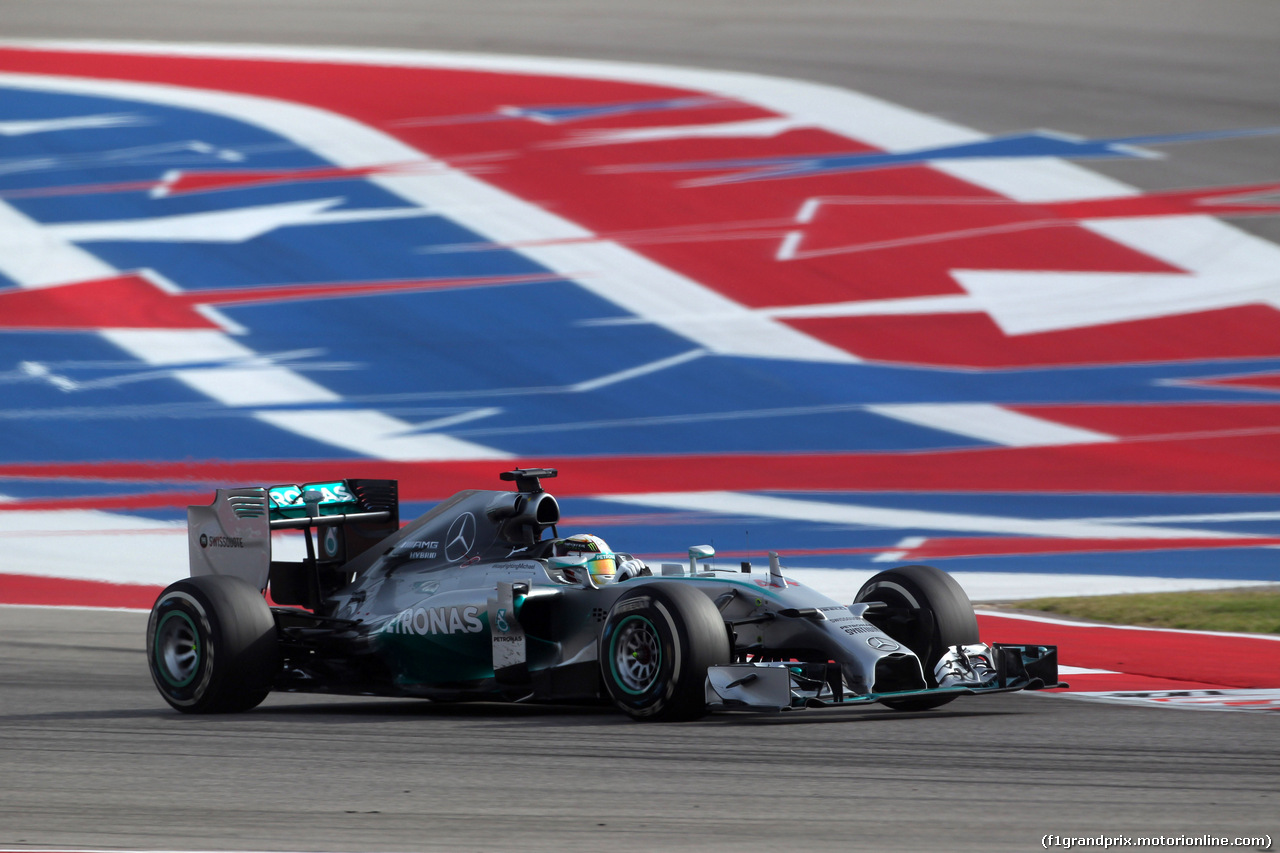 GP USA, 02.11.2014 - Gara, Lewis Hamilton (GBR) Mercedes AMG F1 W05