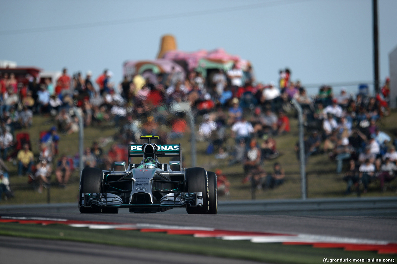 GP USA, 02.11.2014 - Gara, Nico Rosberg (GER) Mercedes AMG F1 W05