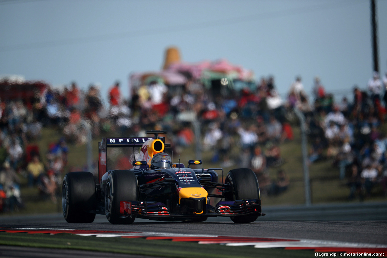 GP USA, 02.11.2014 - Gara, Sebastian Vettel (GER) Red Bull Racing RB10