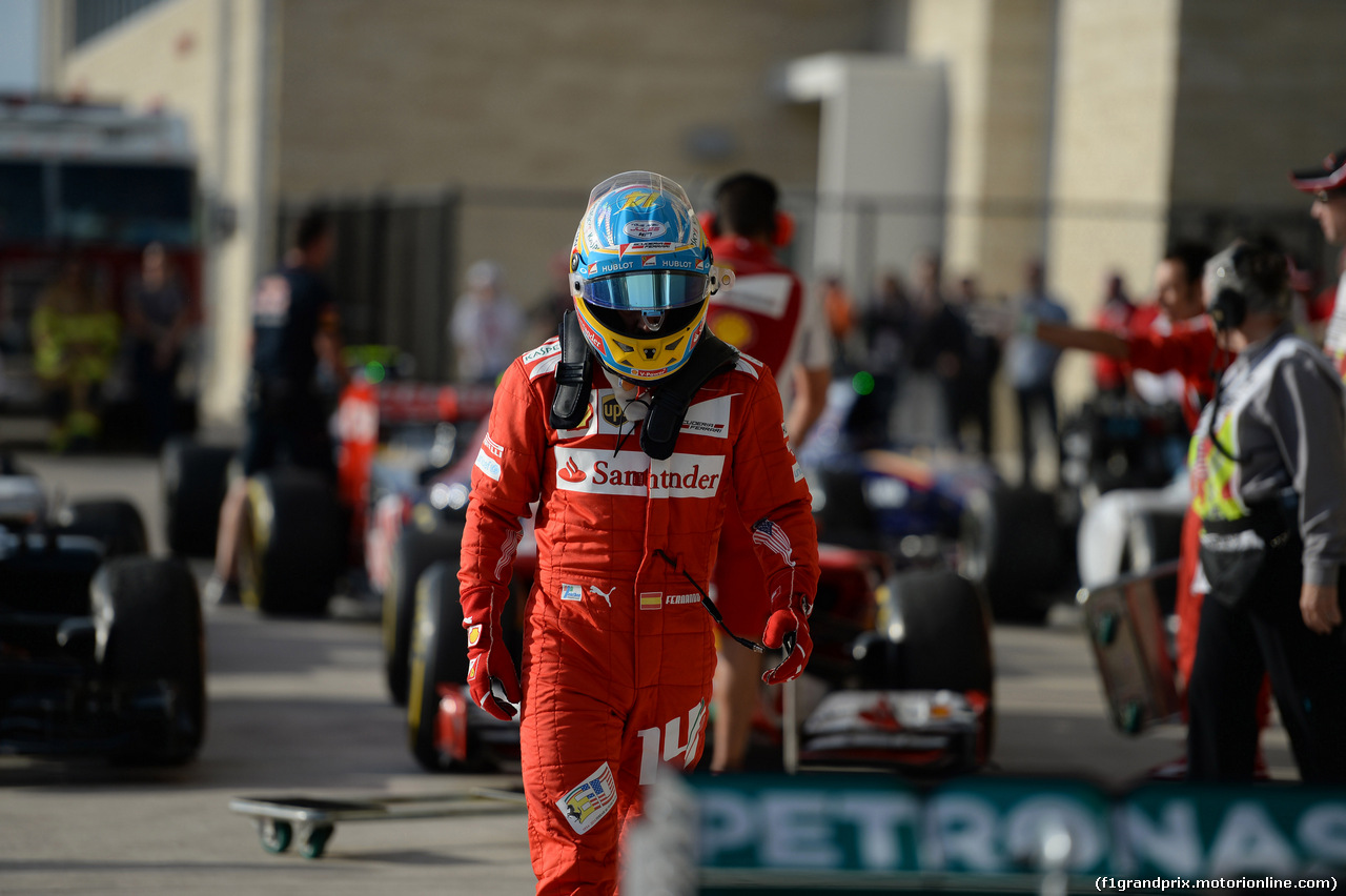 GP USA, 02.11.2014 - Gara, Fernando Alonso (ESP) Ferrari F14-T